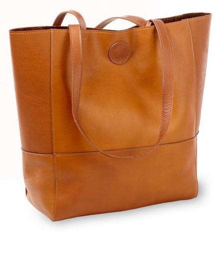 Monogrammed Leather Kate Tote Everyday Bag