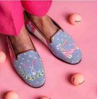 Golf Needlepoint Loafers