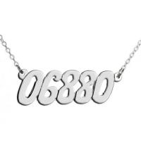 Personalized Zip Code Necklace