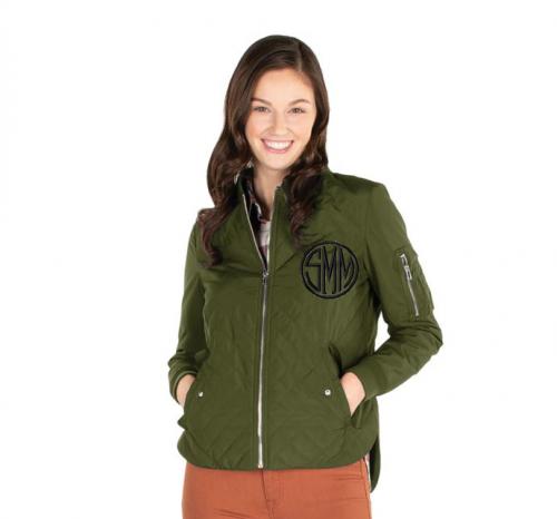 Charles River Woman's Quilted Flight Jacket   Apparel & Accessories > Clothing > Outerwear > Coats & Jackets