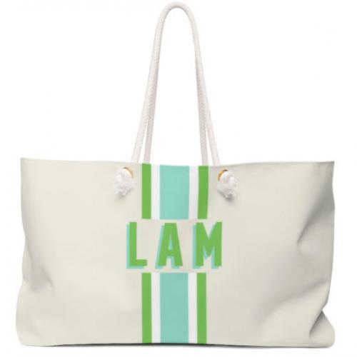 Clairebella Personalized Limeaide Tote Clairebella Personalized Limeaide Tote Apparel & Accessories > Handbags > Tote Handbags