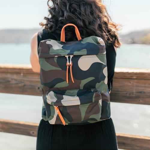 Boulevard Hailey Backpack in Camo Monogrammed  Luggage & Bags > Backpacks