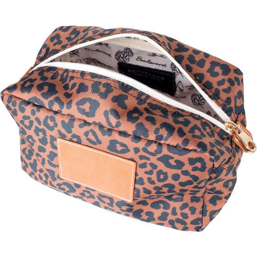Boulevard Large Leopard Utility Pouch Monogrammed  Luggage & Bags > Luggage Accessories > Travel Pouches