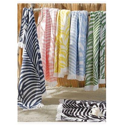 Matouk Zebra Palm Beach Towel Personalized  Home & Garden > Linens & Bedding > Towels > Beach Towels