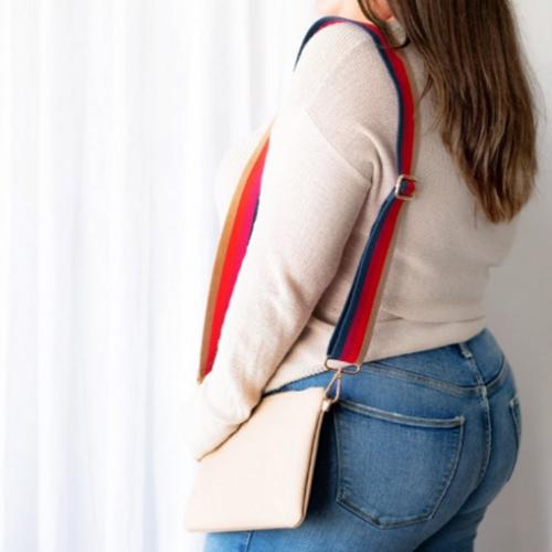 Bright Stripe Crossbody Strap Bright Stripe Crossbody Strap Apparel & Accessories > Handbag & Wallet Accessories