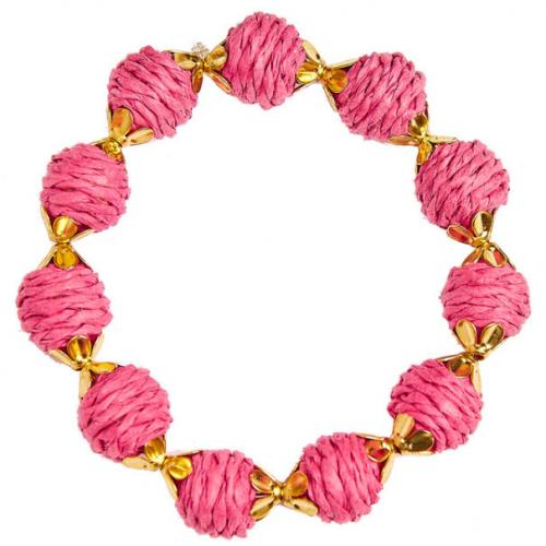 Lisi Lerch Kiki Hot Pink Rattan Beaded Bracelet Lisi Lerch Kiki Hot Pink Rattan Beaded Bracelet Apparel & Accessories > Jewelry > Bracelets