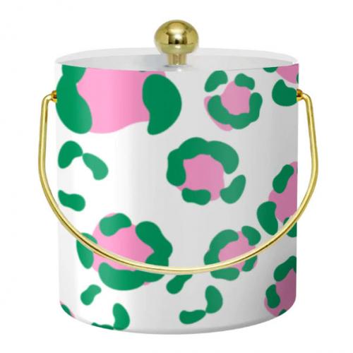 Clairebella Leopard Spots Pink and Green Ice Bucket Clairebella Leopard Spots Pink and Green Ice Bucket Home & Garden > Kitchen & Dining > Barware > Ice Buckets