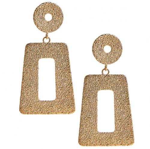 Lisi Lerch Jordan Hammered Gold Metal Earrings Lisi Lerch Jordan Hammered Gold Metal Earrings Apparel & Accessories > Jewelry > Earrings