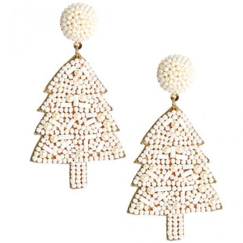 Lisi Lerch Christmas Tree Beaded Pearl Earrings Lisi Lerch Christmas Tree Beaded Pearl Earrings Apparel & Accessories > Jewelry > Earrings