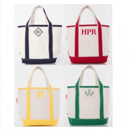 Monogrammed Handy Open Top Tote  Apparel & Accessories > Handbags > Tote Handbags