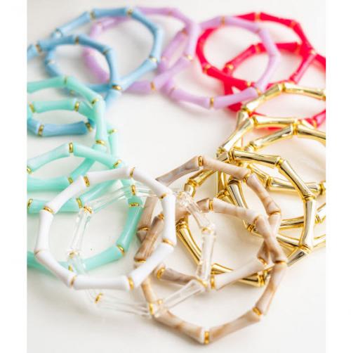 Lisi Lerch Lucy Acrylic Bamboo Bracelet  Apparel & Accessories > Jewelry > Bracelets
