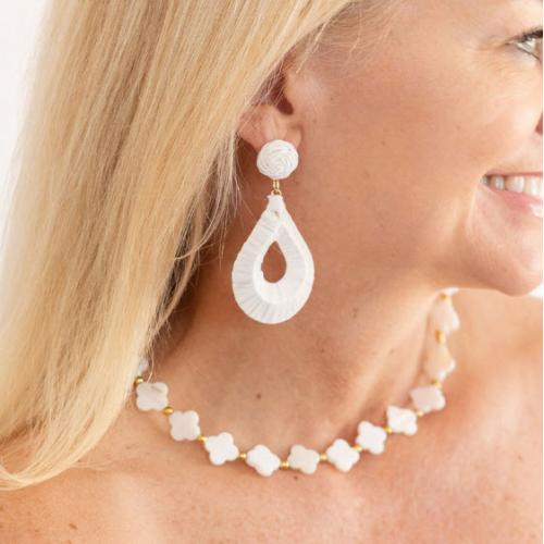 Lisi Lerch Kate Raffia Straw Earrings  Apparel & Accessories > Jewelry > Earrings