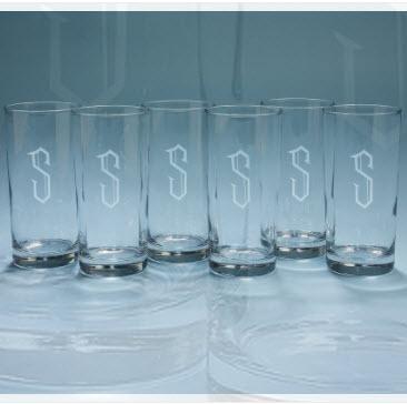 Personalized Aristocrat High Ball Cooler Glasses Set  Home & Garden > Kitchen & Dining > Barware