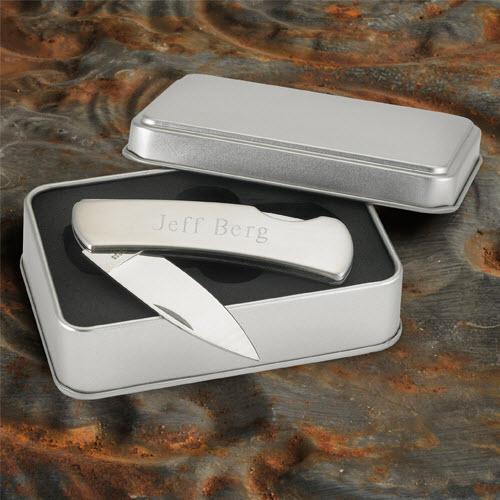 Personalized  Stainless Steel Lock Back  Personalized  Stainless Steel Lock Back  Sporting Goods > Outdoor Recreation > Camping, Backpacking & Hiking > Camping Tools