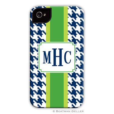 Personalized Phone Case Alex Houndstooth Navy   Electronics > Communications > Telephony > Mobile Phone Accessories > Mobile Phone Cases