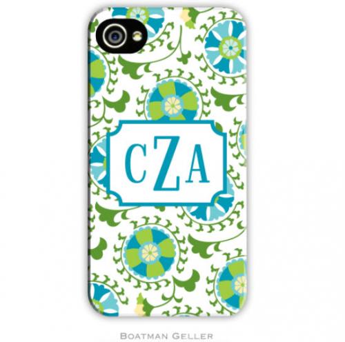 Personalized Phone Case Suzani Teal   Electronics > Communications > Telephony > Mobile Phone Accessories > Mobile Phone Cases