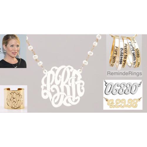 Monogrammed Necklaces and more as seen on Good Morning  America and the Today Show Gallery_509 