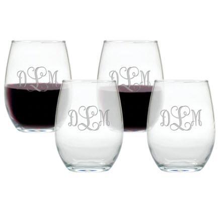 Personalized Tritan 15oz Stemless Wine Glass Set  Home & Garden > Kitchen & Dining > Tableware > Drinkware > Stemware > Wine Glasses