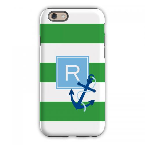 Personalized Phone Case Anchor Stripe   Electronics > Communications > Telephony > Mobile Phone Accessories > Mobile Phone Cases