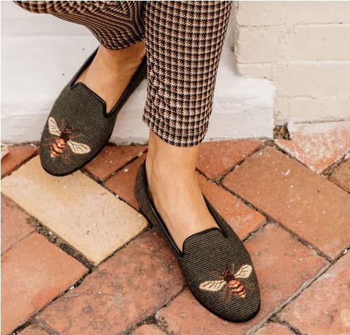 By Paige Ladies Bee on Sage Needlepoint Loafers   Apparel & Accessories > Shoes > Loafers
