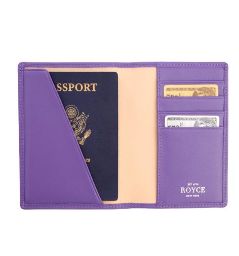 Personalized Leather Passport and Currency Wallet in several colors  Apparel & Accessories > Handbags, Wallets & Cases