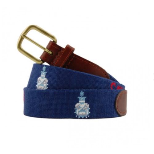 Smathers and Branson The Citadel Needlepoint Belt  Apparel & Accessories > Clothing Accessories > Belts