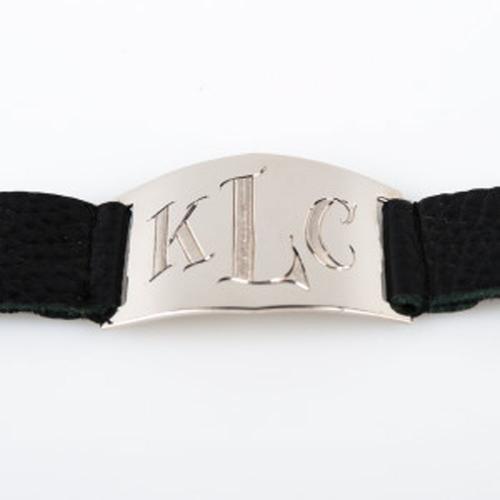 Windsor Block Monogram Cuff bracelet by Lisa Stewart  Apparel & Accessories > Jewelry > Bracelets