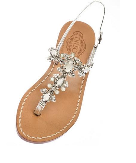 Italian made Jeweled Sandals The Marcella Apparel  Accessories ...