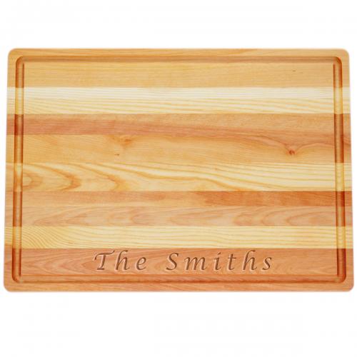 Personalized Wooden Cutting Board Large Master  Home & Garden > Kitchen & Dining > Tableware > Serveware > Serving Trays