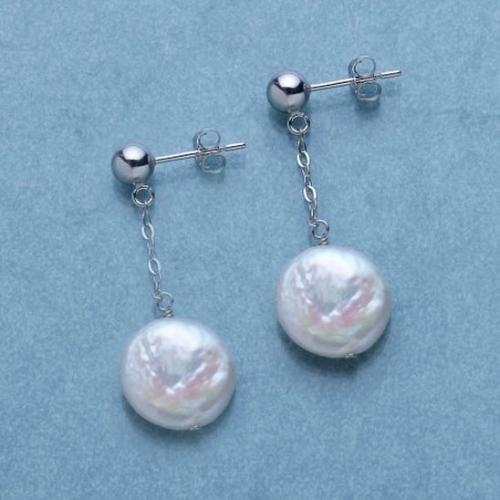 Coin Pearl Drop Earrings Coin Pearl Drop Earrings Apparel & Accessories > Jewelry > Earrings