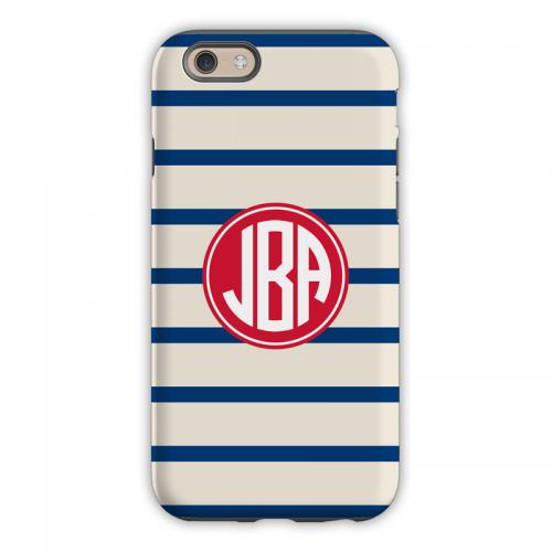 Personalized Phone Case Nautical Stripe  Electronics > Communications > Telephony > Mobile Phone Accessories > Mobile Phone Cases