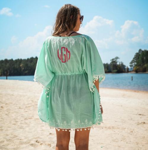 Monogrammed Swimsuits And Coverups