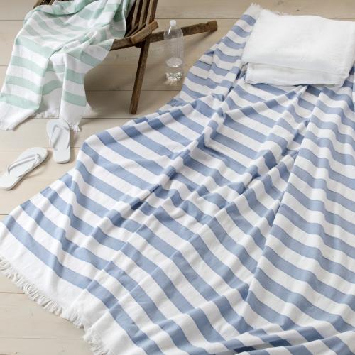 Matouk Amado Cotton Beach Blanket  Home & Garden > Linens & Bedding > Towels > Beach Towels
