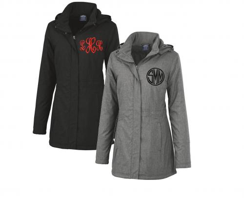 Monogrammed Ladies Journey Parka by Charles River  Apparel & Accessories > Clothing > Outerwear > Coats & Jackets > Overcoats