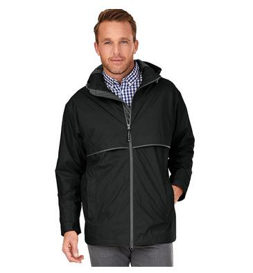 Men's Charles River New Englander Rain Jacket  Apparel & Accessories > Clothing > Outerwear > Rain Gear > Raincoats