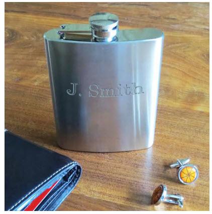 Personalized Stainless Steel Flask  Home & Garden > Kitchen & Dining > Food & Beverage Carriers > Flasks