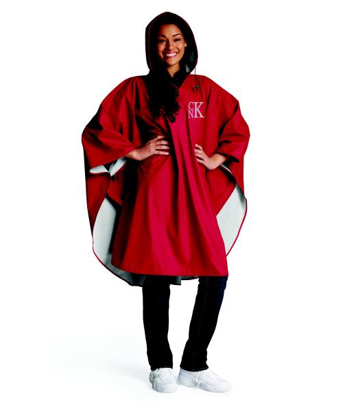 Monogrammed Charles River Pacific Poncho   Apparel & Accessories > Clothing > Outerwear > Coats & Jackets > Capes & Ponchos