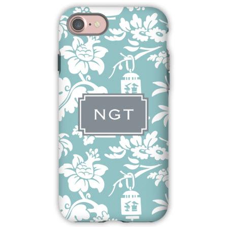 Personalized Phone Case Anna Floral Slate  Electronics > Communications > Telephony > Mobile Phone Accessories > Mobile Phone Cases