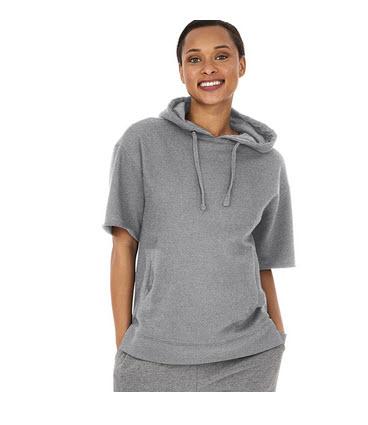 Monogrammed Short Sleeve Perfect Hoodie  Apparel & Accessories > Clothing > Activewear > Sweatshirts