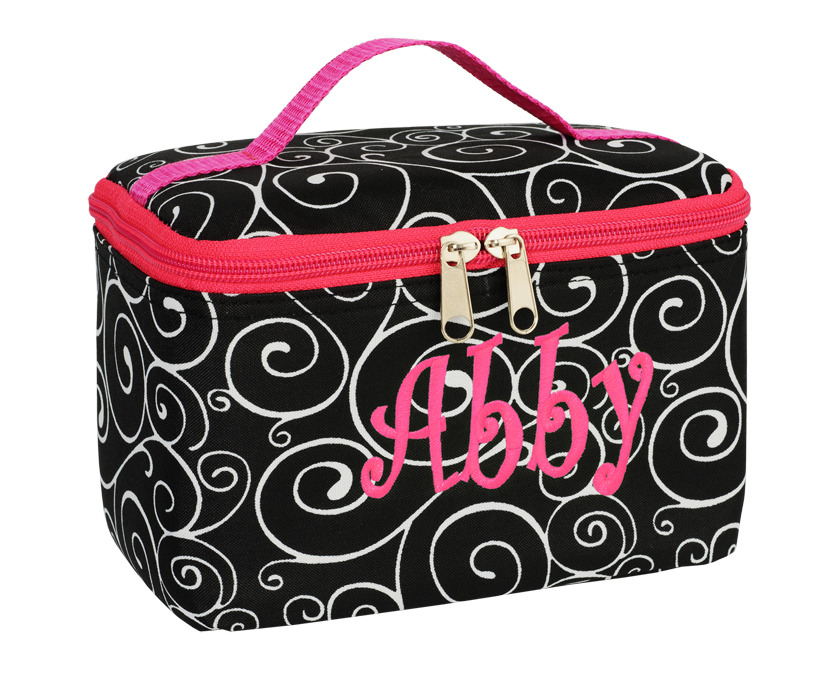Cosmetics: Monogrammed Cosmetic Bags