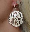 The Pink Monogram Earrings