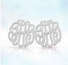 The Pink Monogram Silver Jewelry The Pink Monogram Silver Jewelry