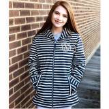 Navy And White Striped Monogrammed Charles  . . . 