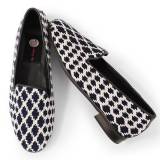 By Paige Ladies Navy And White Ovals  . . . 