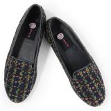By Paige Navy Tweed Ladies Needlepoint  . . . 