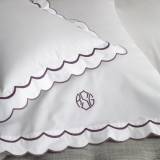 India Sheet Flat Twin Monogrammed