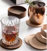 Jon Hart Designs Leather Coaster Set 