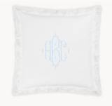 Virginia Sham Euro Monogrammed