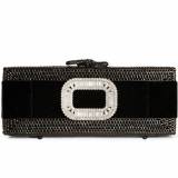 Lisi Lerch Colette Black Clutch Velvet Bow  . . . 