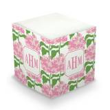 Personalized Sconset Pink Memo Cube